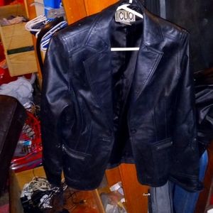 Clio leather jacket